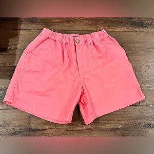 Meripex Salmon Elastic Waist Button Front Shorts Size Medium